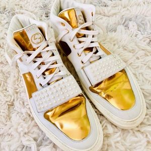 Gold Limited Edition Gucci Sneakers Men’s 9.5